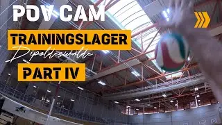 Trainingslager Kamera auf dem Kopf Testspiel Part IV #sport #volleyball #sports