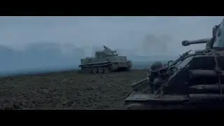 Fury--Železn&aacute; srdce-(2014)-CZ-dabing Tiger tank scene battle - short example