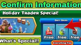 Coc New Event Holiday Trader Special Information- Coc New update  - Holiday Trader Special - Coc