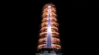 ⁴ᴷ Dubai: Burj Khalifa NYE 2026 X Genshin Impact Original Show | FWSim