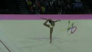 Varvara FILIOU (GRE) ribbon - 2011 Montpellier worlds AA