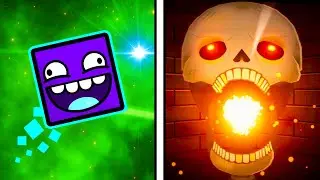 ALLE feiern dieses neue GD-Level – schaffe ich es?! (Skeletal Shenanigans)