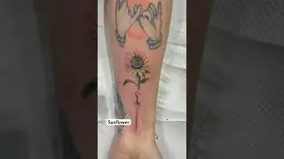 Flower tattoo done #highlights #fypシ゚viral #fyp #foryou r