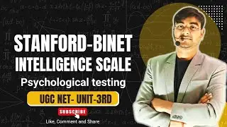 Stanford&ndash;Binet Intelligence Scale | IQ Testing Tool NET Psychology nitish sir