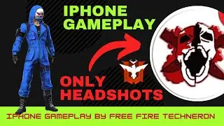 iPhone Headshots Free Fire | Techneron | BadVampires | Fast Gameplay