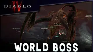 Premier World Boss avec mon Rogue ►【Diablo 4 &bull; Lythium】