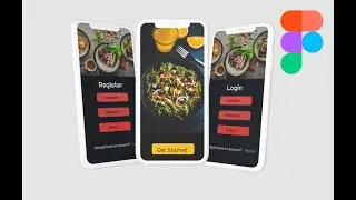 Design a mobile restaurant application with figma#figma#uxdevelopper#uidevelopper#webdesign