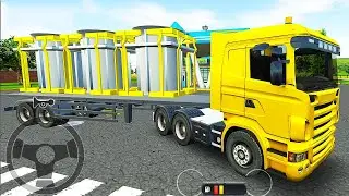 Transport Truck Drive Simulator #5 Heavy Hydro Fan Delivery - Android GamePlay !