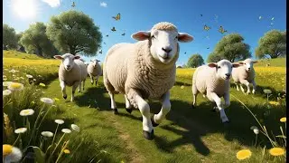 White Sheep, Fluffy and Fat | Gentle Sheep Song for Toddlers | Cozy Nursery Rhyme