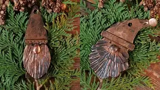 Forging Santa & an Elf in Copper!