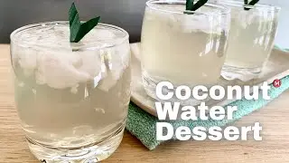 Coconut Jelly [agar agar] 10 minute dessert - Vegan, gluten free | dessert cup recipe | ide jualan