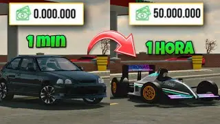 CONSEGUINDO 50 MILHÕES EM 1HORA NO CAR PARKING MULTIPLAYER