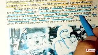 Nursing,  A Noble Profession | Learn English Grammar And Vocabularies From Stories And Books