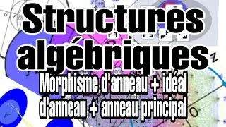 Structures algébriques : #Morphisme d'anneau + #idéal d'anneau + anneau #principal #Exemples   #16