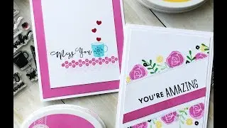 Basics: Second Generation Stamping, Masking Techique and Glitter
