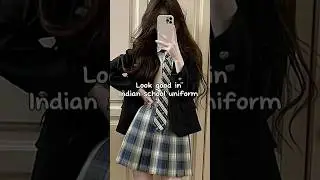 How to look pretty in Indian school | #indian #shorts #trending