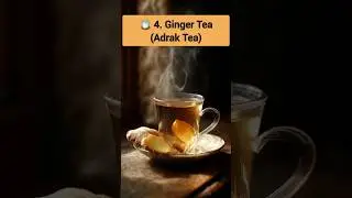 🍵 4. Ginger TeaGinger Tea | Warm Adrak Drink for Digestion & Immunity