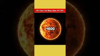 What If When Sun Become A Blue Star #shorts #factsinhindi #mjstudy #ytshorts #education