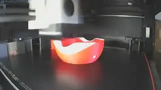 3D printed pistachio bowl made with a Bambulab P1S