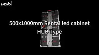 500x1000mm HUB Type led cabinet，rental led display #ledvdi #leddisplaymanufacturer #leddisplay
