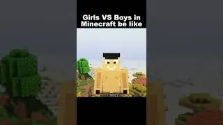 Girls VS Boys in Minecraft be like #indiangamer #hindigameplay #minecraftfunny #funny