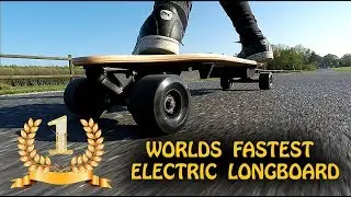 World'S Fastest Electric Longboard! Vestar Board V2 Speed Test