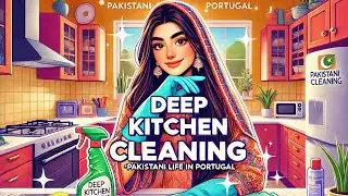 Intense Kitchen Deep Clean! Tips and Tricks for a Sparkling Finish | Pakistani life in Portugal