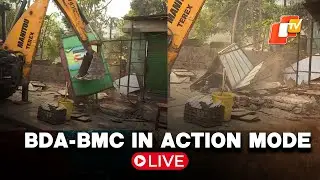 🔴Crackdown On Illegal Encroachments Across Bhubaneswar