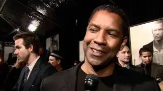 Safe House: New York Premiere Official Denzel Washington Red Carpet Interview [HD] | ScreenSlam