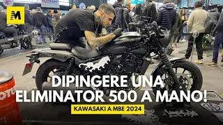 Una KAWASAKI ELIMINATOR 500 dipinta a MANO! || Motor Bike Expo 2024