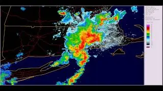 Level II Radar 0.5 Degree Reflectivity Loop for August 4, 2015 Rhode Island Thunderstorm