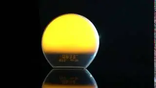 AngLink Sunrise Wake-up Light Alarm Clock with USB Charger, FM Radio, Temp Humidity Monitor
