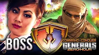 Boss General vs Dr. Thrax - Hard Difficulty with Commentary | C&C Generals Zero Hour