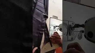 how to sew pant zip and fly.#shorts #ytshorts #vairalvideo #stitching