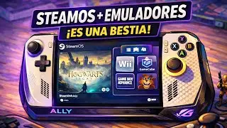 SteamOS + Emuladores en la ROG Ally 🔥 Gu&iacute;a R&aacute;pida 2025