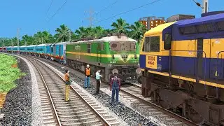 DELHI HUMSAFAR EXPRESS Loco Failed Rescued by GY WDG4D | Train Simulator 2022