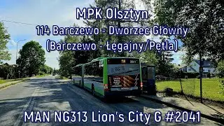 MPK Olsztyn - MAN NG313 Lion's City G #2041, linia 114