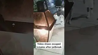 Video shows escaped inmates walking through New Orleans hours after jailbreak #jailescape