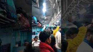 Inside the Local Train passengers travelling #localtrain #localtrainjourney #indianrailways