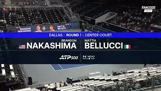 Bradon Nakashima vs Mattia Bellucci | ATP 500 | Nexo Dallas Open | 2026 | Full Match Highlights