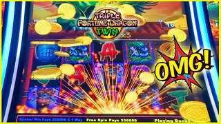 Huge Shaker Handpay on Triple Fortune Dragon Twin