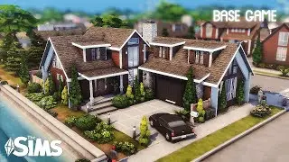 Modern Riverside House | BASE GAME | Stop motion | No CC | The sims 4