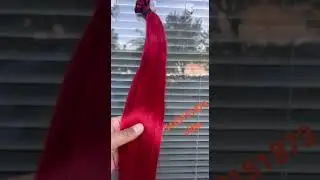EXTENSION  70cm, Ciocche cheratina, colore Rosso fuoco 🔥 un grammo, ogni Ciocca  CAPELLI 💯% VERI