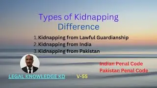 Diff between Kidnapping from India and Kidnapping from Lawful Guardianship / Kidnapping section 359