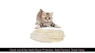 6mm Natural Sisal Rope for Cat Tree Scratching Post Toys Making Cat Climbing Frame DIY Desk Legs St