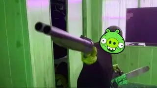 You're in a Slasher movie but it's Bad Piggies