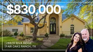 Explore 28829 Riva Ridge in Fair Oaks Ranch TX | Luxury Home Tour with Beautiful Views #hometour