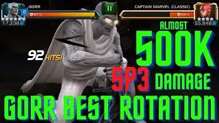 Gorr best rotation for maximum damage output mcoc Marvel Contest Of Champion