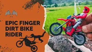 🏍️ Finger Dirt Bike Madness! | Mini Bikes, Mega Thrills 💥
