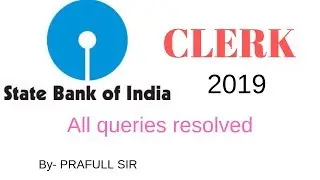 S.B.I. CLERK 2019.